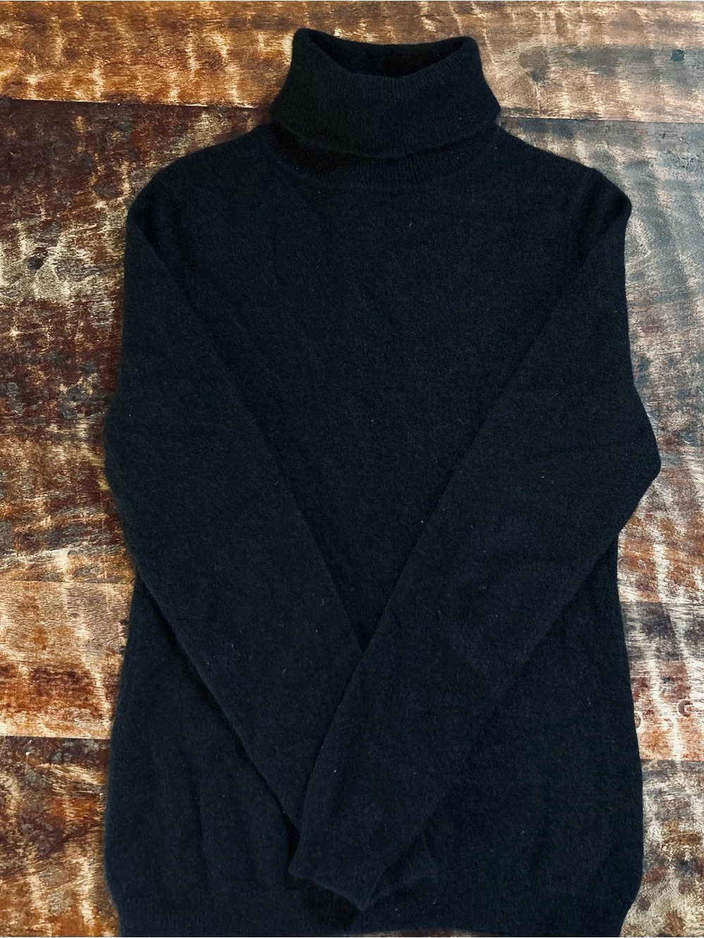 Charter Club Black Cowl Neck Sweater